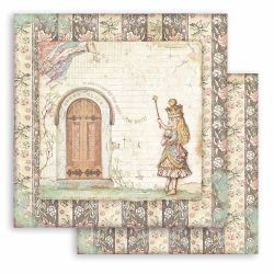 Stamperia Alice Through The Looking Glass (20,3 x 20,3) cm