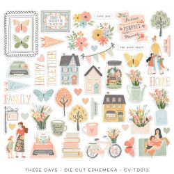 Die cut - Collection "These Days" - Cocoa vanilla