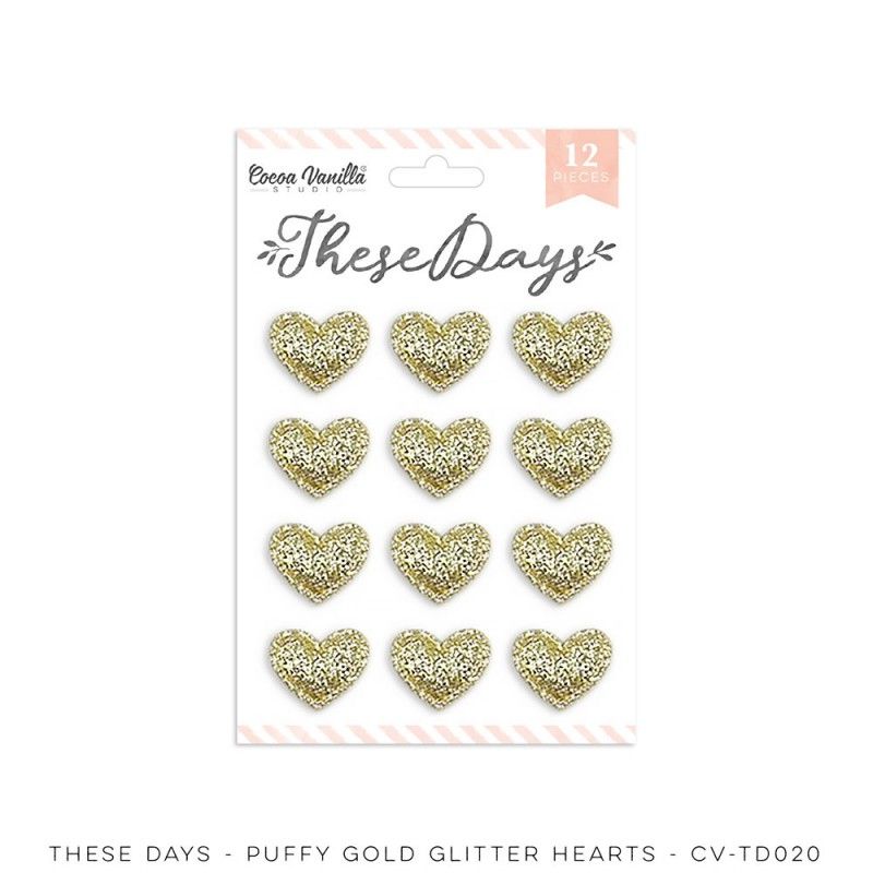 Puffy hearts -Collection "These Days" - Cocoa Vanilla