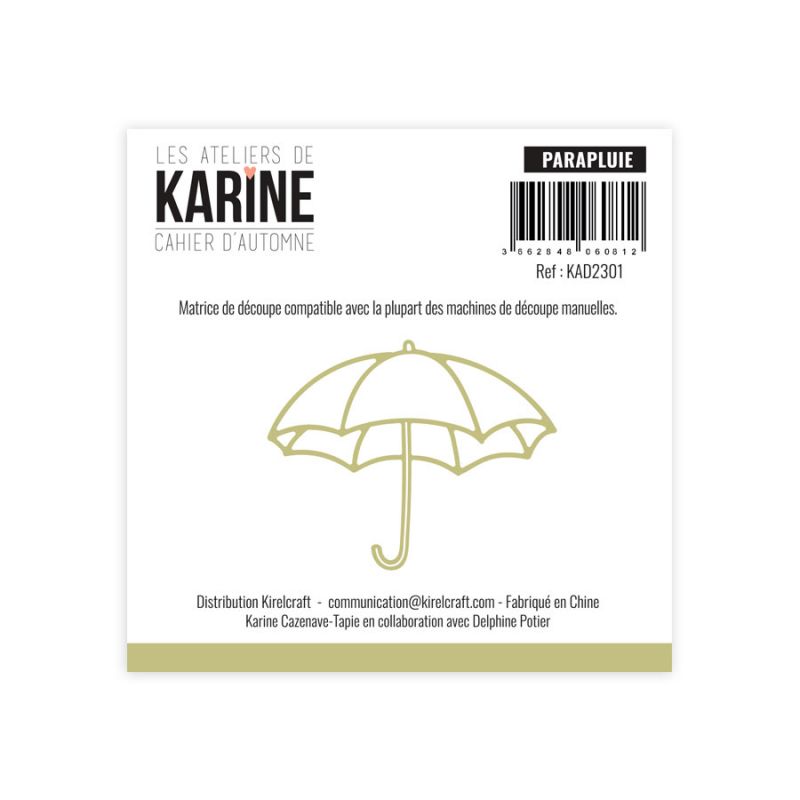 Les Ateliers De Karine - Cahier d'Automne - Parapluie Dies