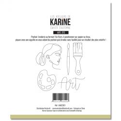 Les Ateliers De Karine - Cahier d'Automne -Automne etc.. Pochoir Broderie- Arc etc ..Pochoir Broderie