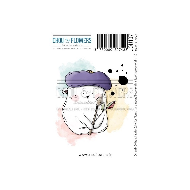 Chou & Flowers - Journal Chromatique "Doudou câlin artiste"