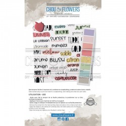 Chou & Flowers - Journal Chromatique " Mots colorés"