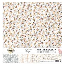 Florilèges Design- Terre de Sens - Kit Papiers Calques 