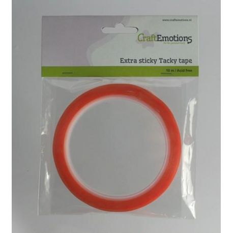 CraftEmotions Extra stickey tape 9 mm 10 MT