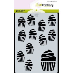 CraftEmotions - Cupcakes A6...