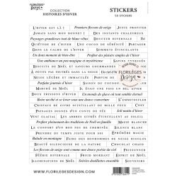 Florilèges - Histoire d'hiver - Stickers HISTOIRES D'HIVER