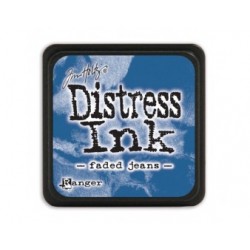Mini Distress Faded Jeans