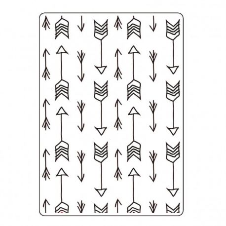 Vaessen Creative Love It embossing folder A6 arrows