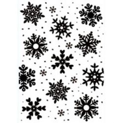 Plaque d'embossage Snowflakes