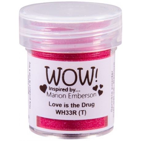 Wow Love is the drug (poudre à embosser)