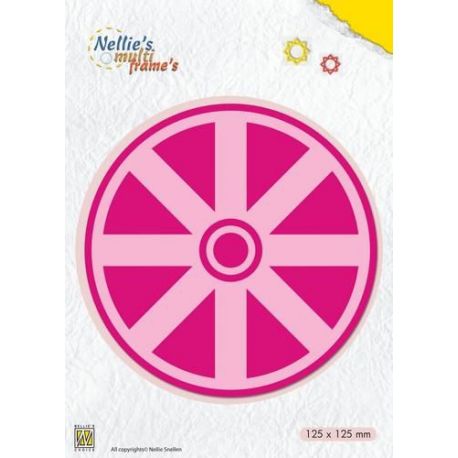 Nellies Choice Multi Frame Die - kaleidoscope: wheel