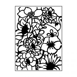 Carabelle Studio - Plaque d'embossage Composition florale