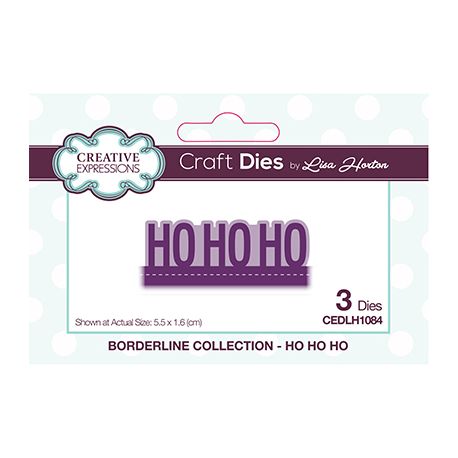 Creative Expressions Bordeline collection HO HO HO